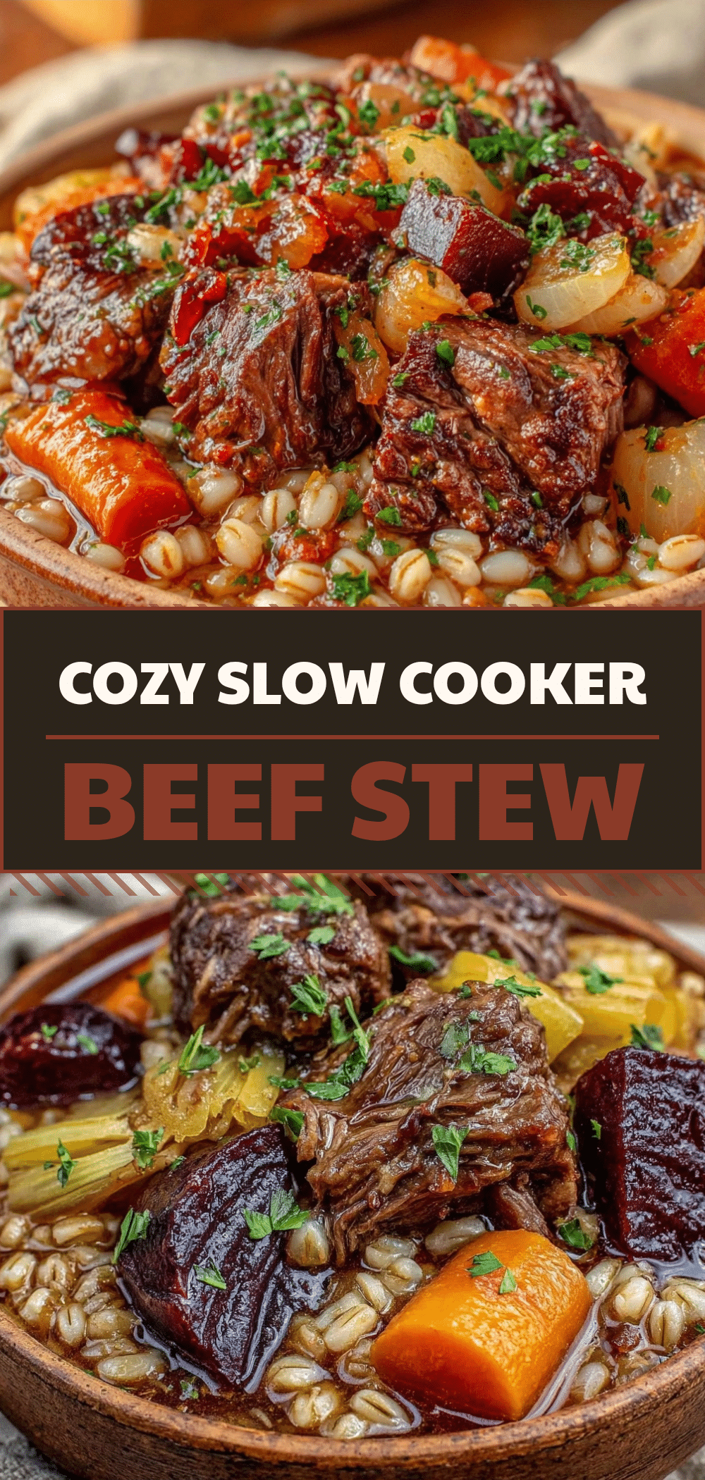 Slow Cooker Beef and Barley Stew: 10 Budget-Family Meals 5 slow cooker beef and barley stew recipe