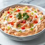 slow cooker buffalo chicken dip - featured image