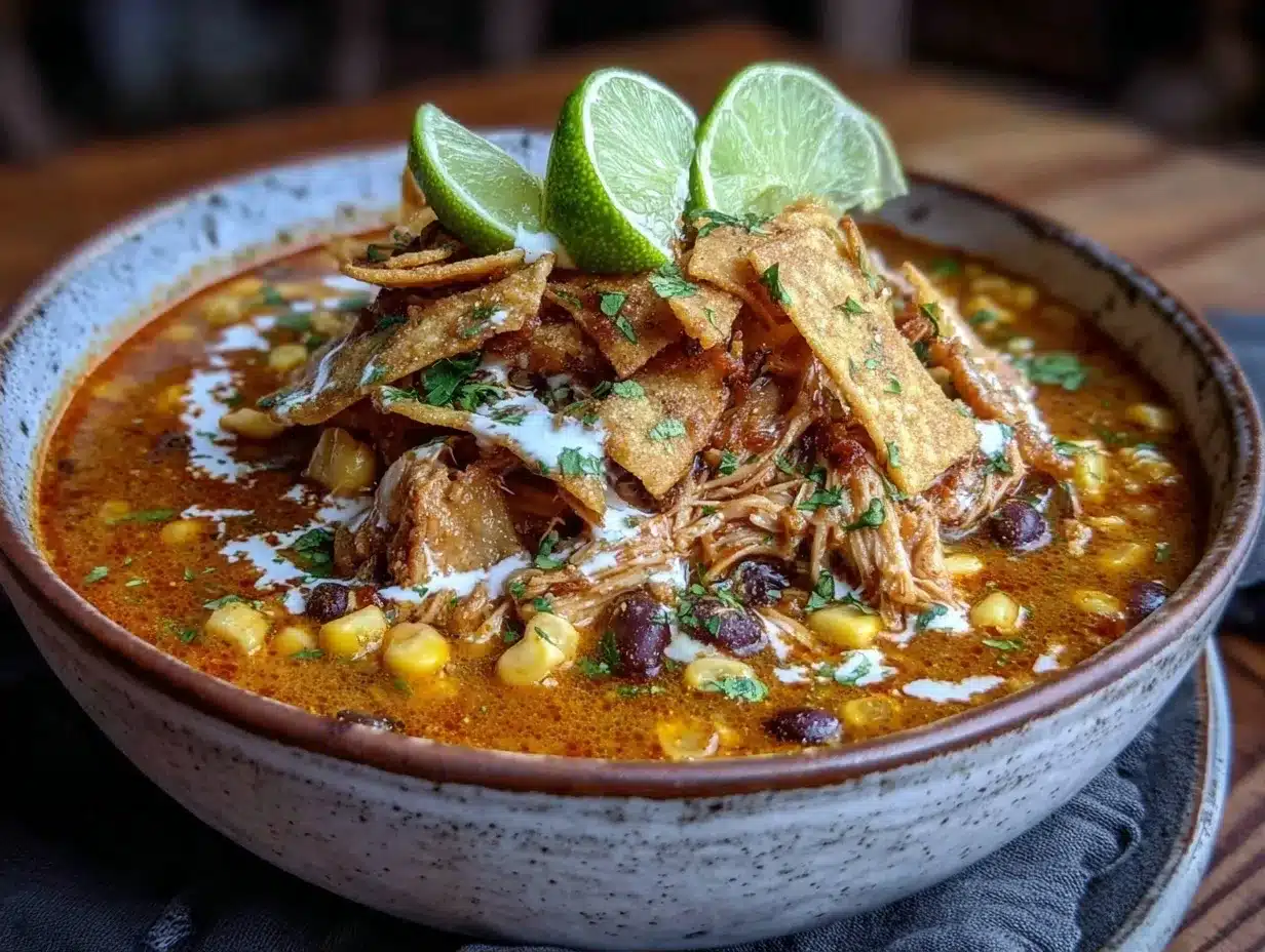 Slow Cooker Chicken Tortilla Soup: 5-Ingredient Family Dinner 4 slow cooker chicken tortilla soup preparation steps