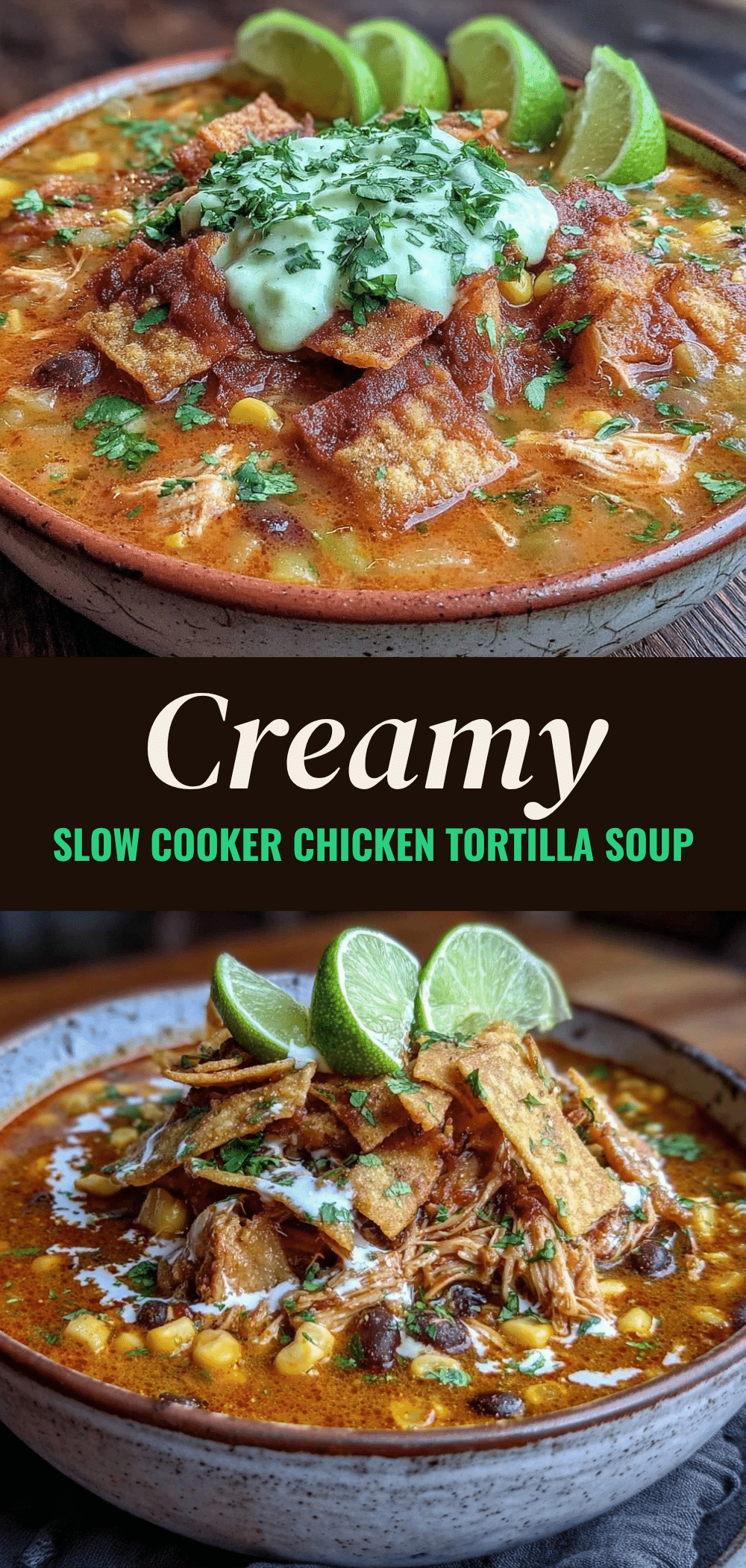 Slow Cooker Chicken Tortilla Soup: 5-Ingredient Family Dinner 5 slow cooker chicken tortilla soup recipe