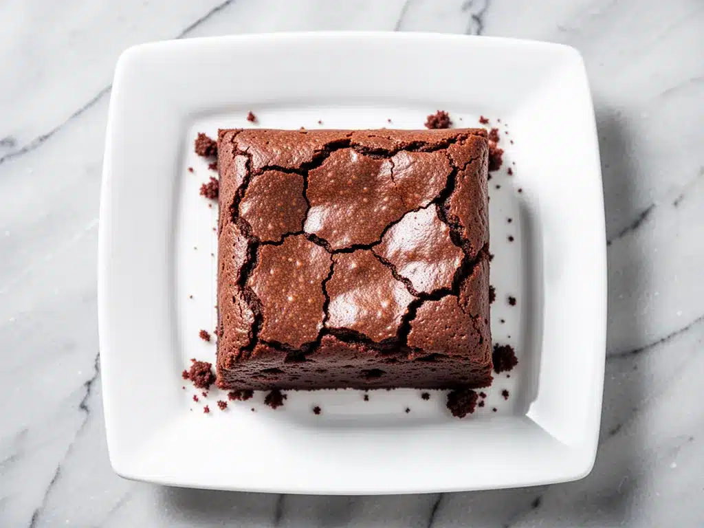 Small Batch Fudgy Brownies: 6-Ingredient Crackly Tops 4 small batch fudgy brownies preparation steps