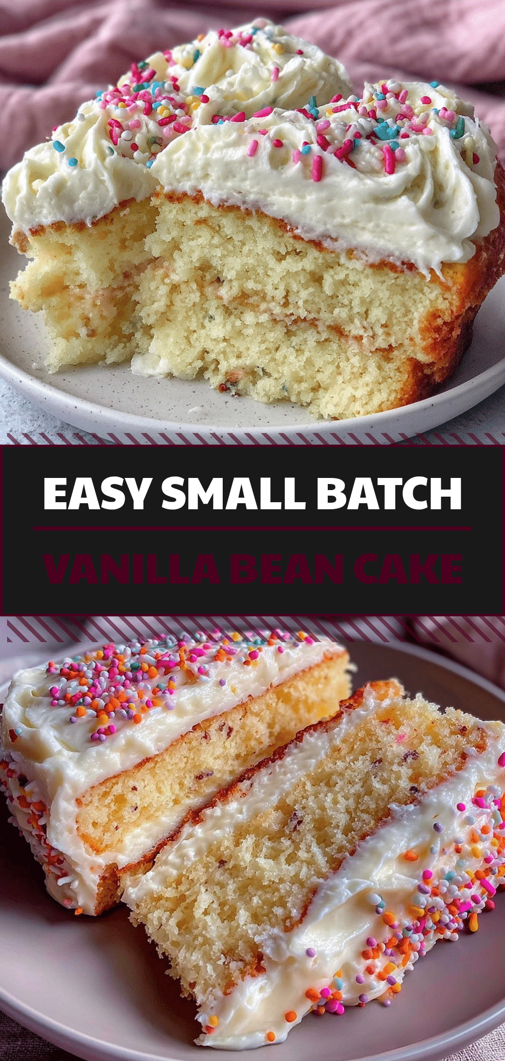 Small Batch Vanilla Bean Birthday Cake: Easy Budget-Friendly Weeknight Treat 5 Small Batch Vanilla Bean Birthday Cake recipe