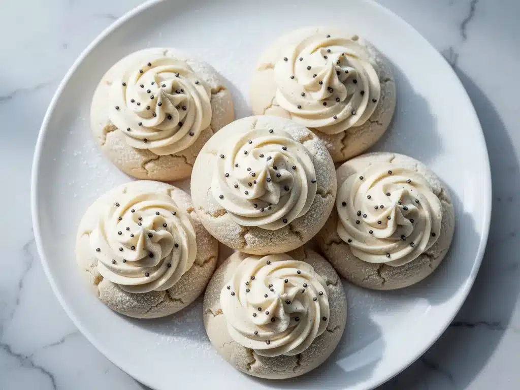 Soft Frosted Sugar Cookies: Easy Vanilla Bean Recipe 4 soft frosted sugar cookies preparation steps
