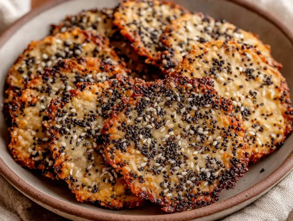 sourdough discard crackers - featured image
