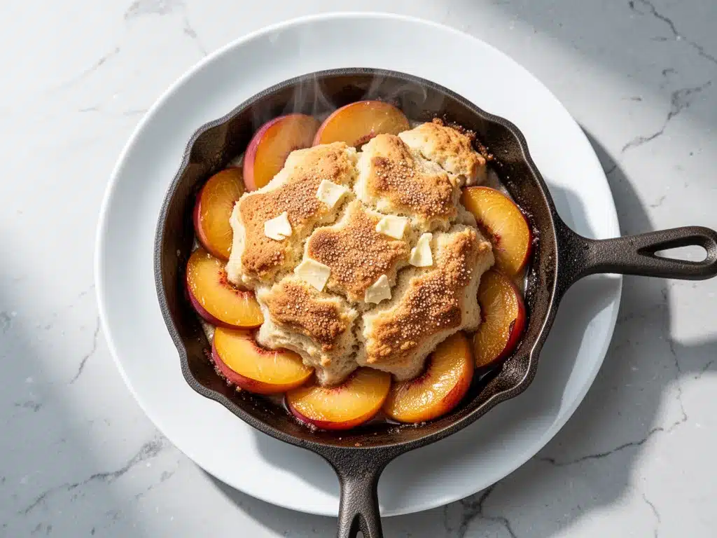 Southern Peach Cobbler: Easy, Best Homemade Recipe 4 Southern Peach Cobbler preparation steps