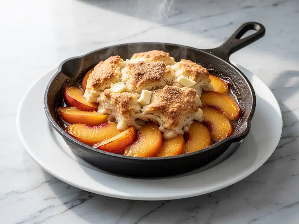 Southern Peach Cobbler - featured image
