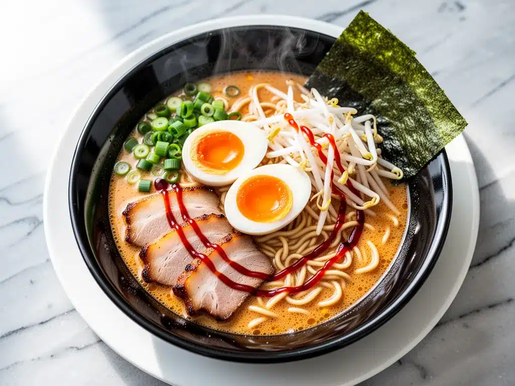 Spicy Miso Ramen with Soft Boiled Eggs: 5 Easy Steps 4 spicy miso ramen with soft boiled eggs preparation steps