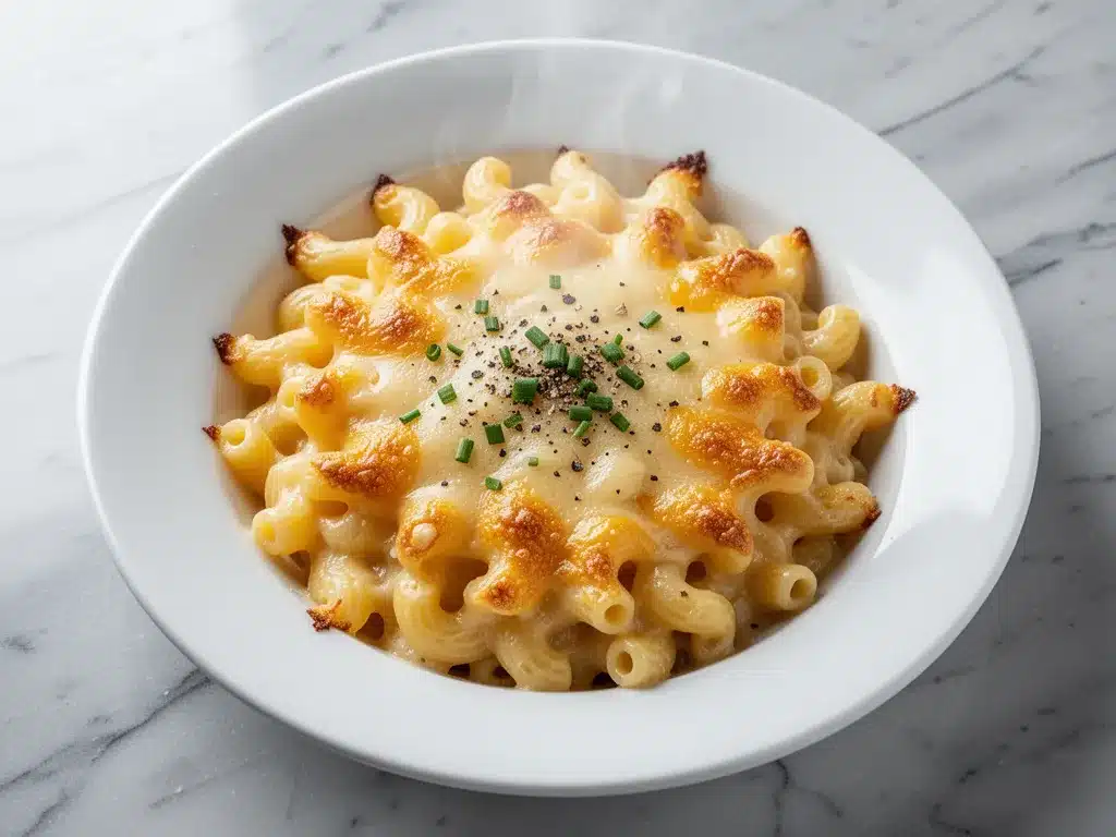 Ultra-Creamy Baked Mac and Cheese: Best 3 Cheese Recipe 4 ultra-creamy baked mac and cheese preparation steps