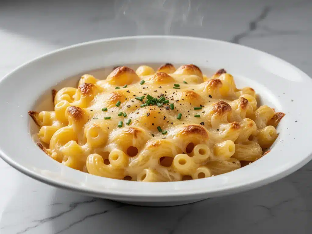ultra-creamy baked mac and cheese - featured image