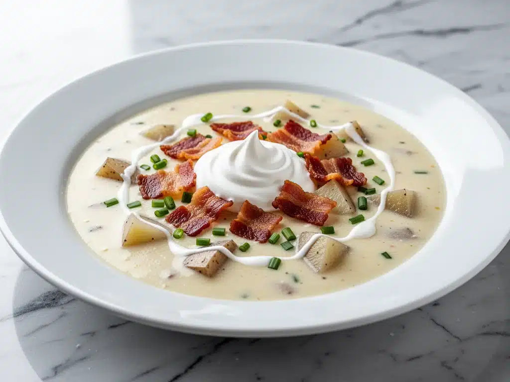 ultra-creamy loaded potato soup - featured image