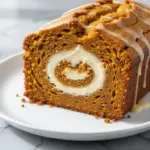 ultra-moist pumpkin bread with cream cheese swirl - featured image