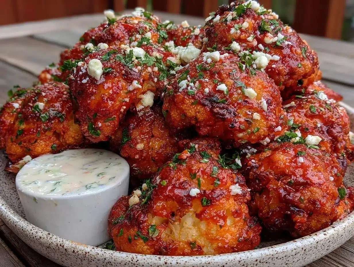 Vegan Buffalo Cauliflower Bites: Cheap & Easy Tailgate Snack 4 vegan buffalo cauliflower bites preparation steps