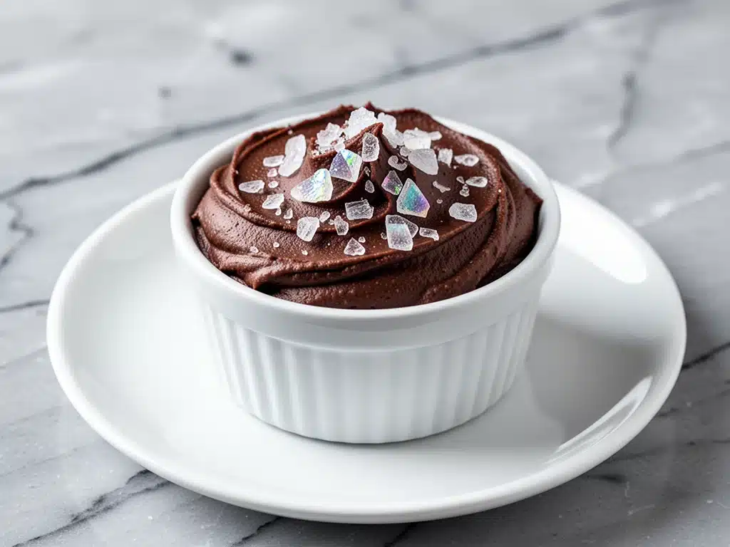 vegan chocolate avocado mousse - featured image