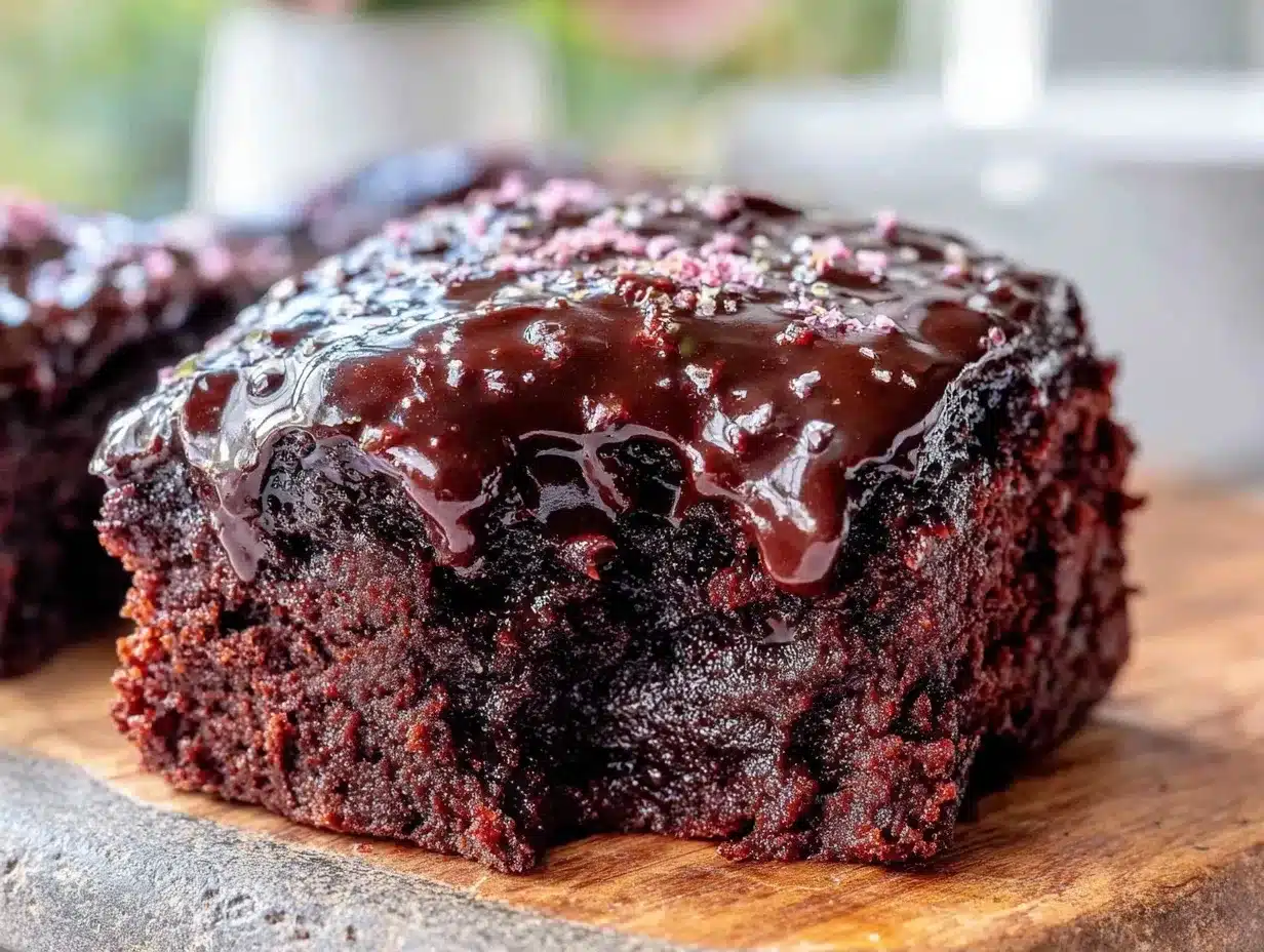 Vegan Double Chocolate Avocado Brownies: 4-Ingredient Batch 4 vegan double chocolate avocado brownies preparation steps