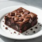 vegan fudgy sweet potato brownies - featured image