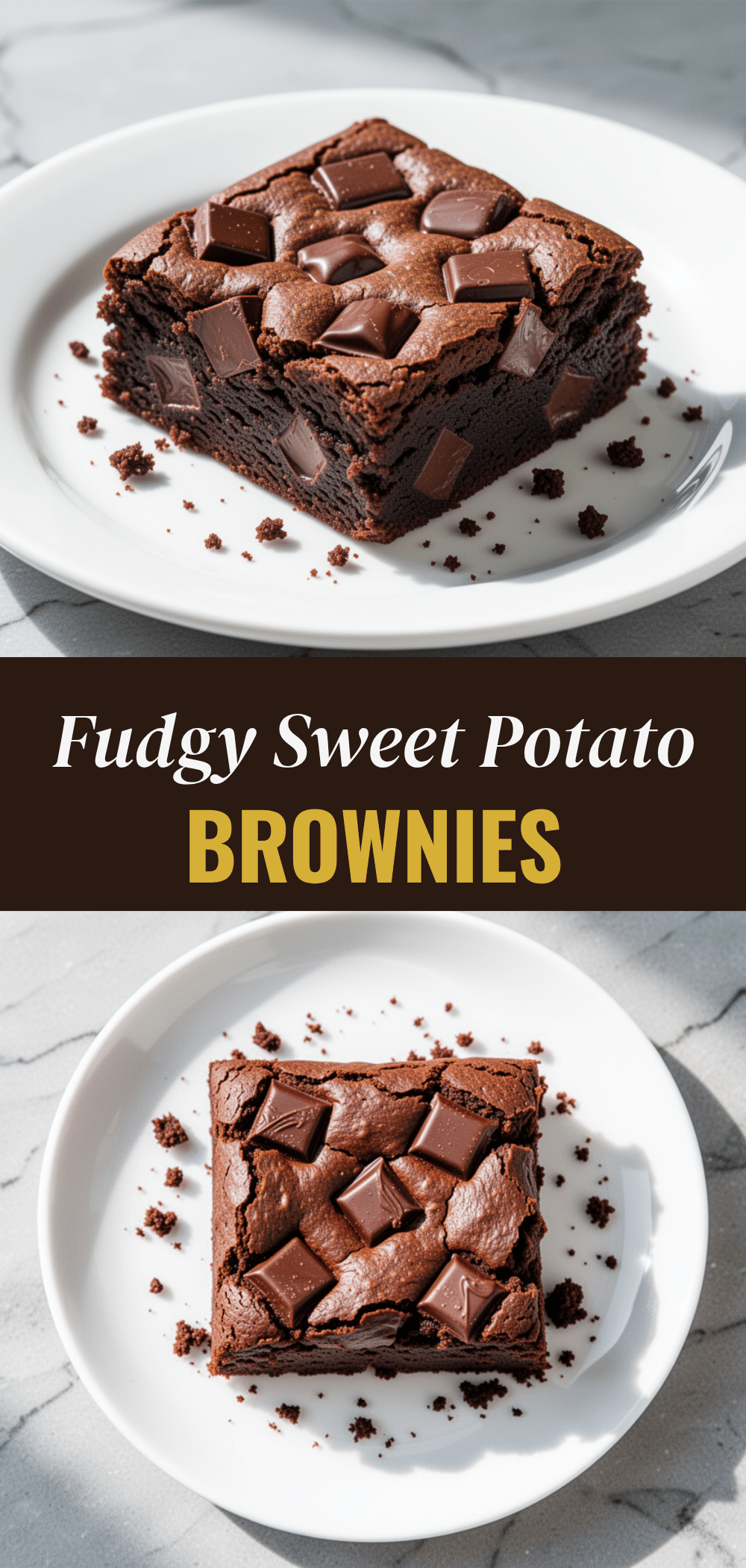 Vegan Fudgy Sweet Potato Brownies: 6-Ingredient Easy Dessert 5 vegan fudgy sweet potato brownies recipe