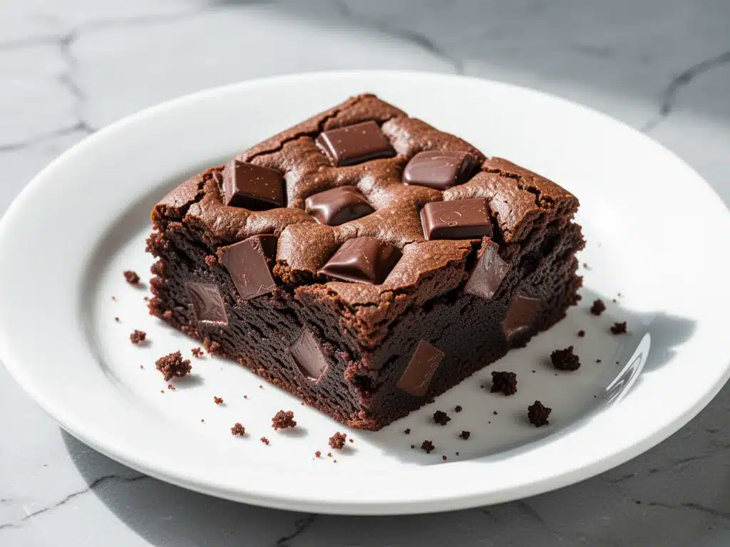 vegan fudgy sweet potato brownies - featured image