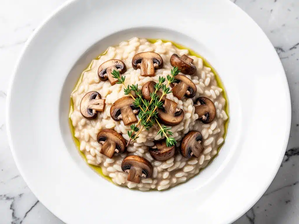 Vegan One-Pot Creamy Mushroom Risotto: Best Easy Recipe 4 vegan one-pot creamy mushroom risotto preparation steps