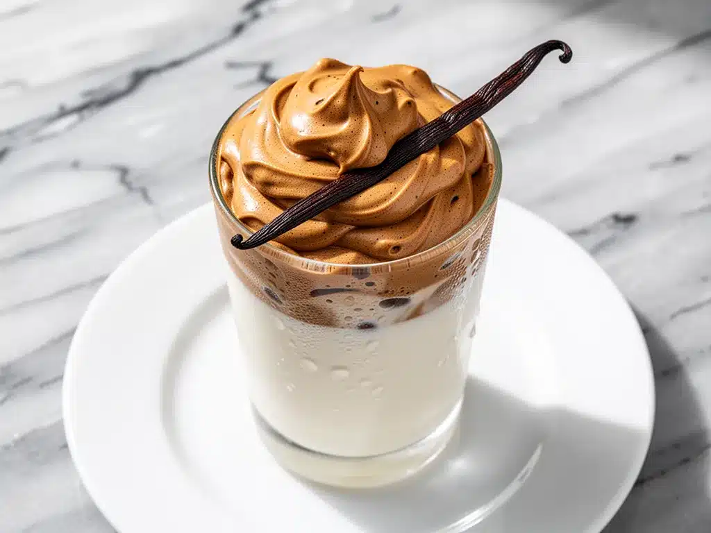 Whipped Dalgona Coffee: Easy 5-Minute Cold Vanilla Drink 4 whipped dalgona coffee preparation steps